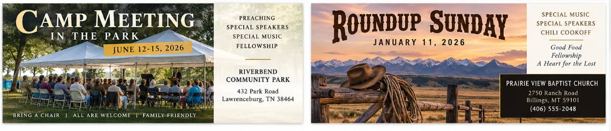 Camp & Special Event Graphics visual example